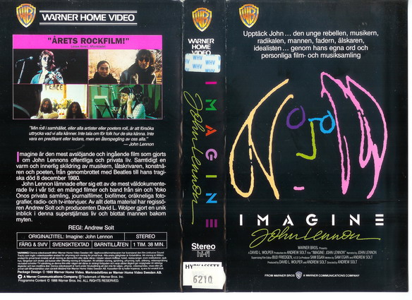 IMAGINE-JOHN LENNON (VHS)